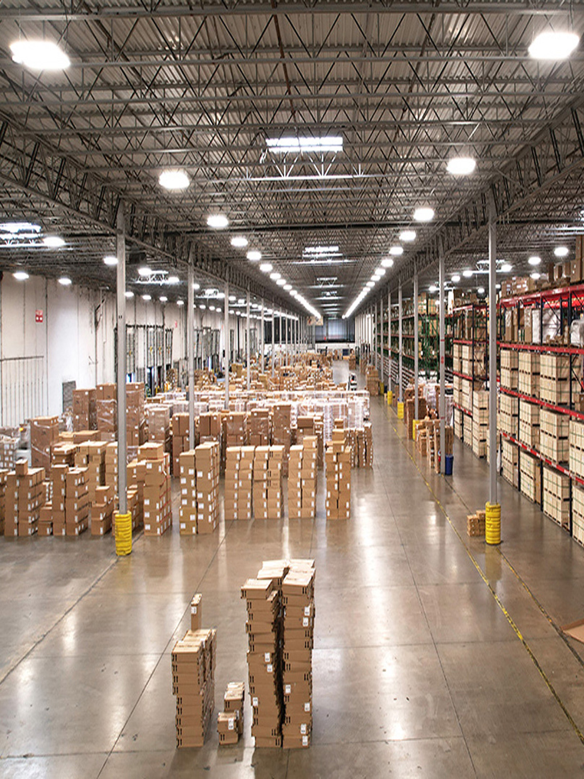 چراغ کارگاهی LED کیسان - نمای نصب