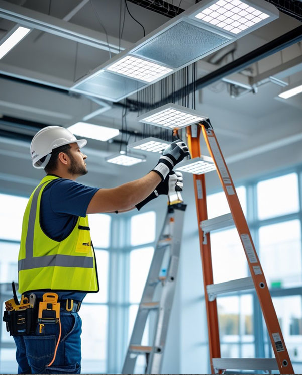 سیستم روشنایی صنعتی